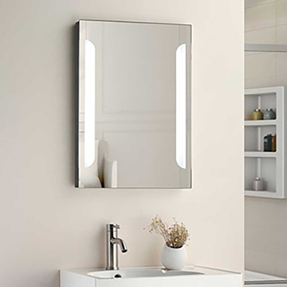 Vellamo LED Illuminated Mirror with Demister Pad & Shaver Socket - 500 x 700mm